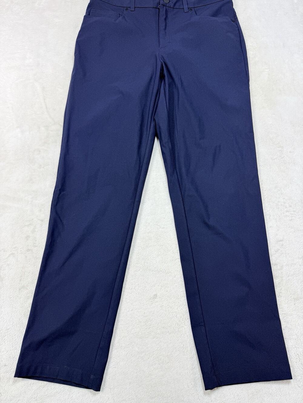 VRST Navy Blue Athletic Fit 5-Pocket Commuter Pants NWOT Athleisure Sz 32x32